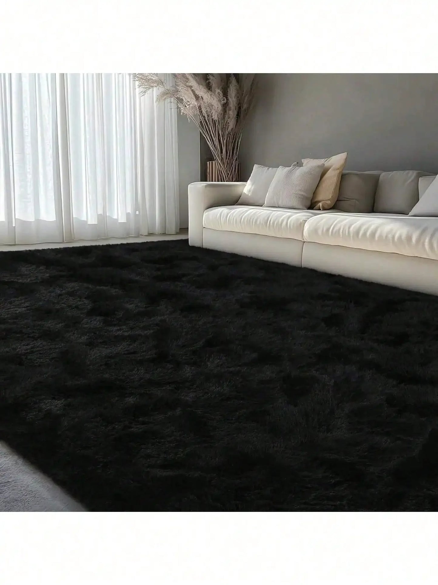 Plush And Thick Long-Pile Carpet, Super Soft And Comfortable Rug, Non-Slip