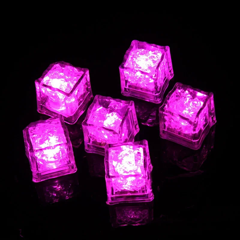 Waterproof Led Ice Cube Multi Color Flashing Glow in The Dark Light