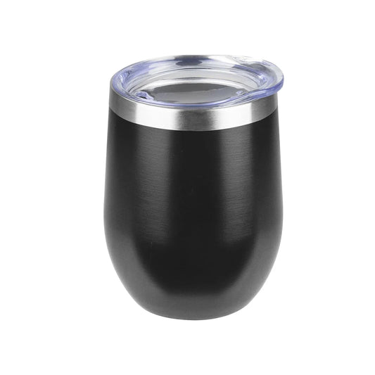 12oz Wine Tumbler with lid, Stainless Steel Travel Mugs