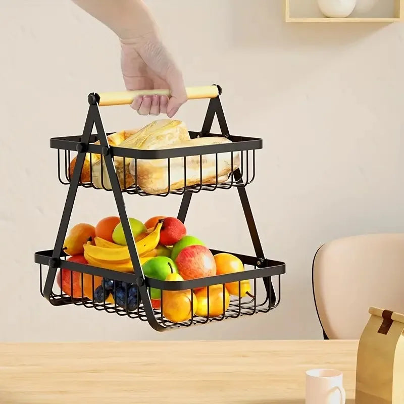 2/3 Tiers Storage Rack Multi-Purpose Fruit And Vegetable