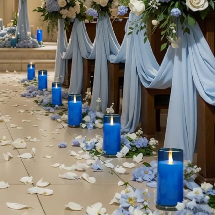 Realistic Flickering Flameless Candles, Battery Operated Candles,