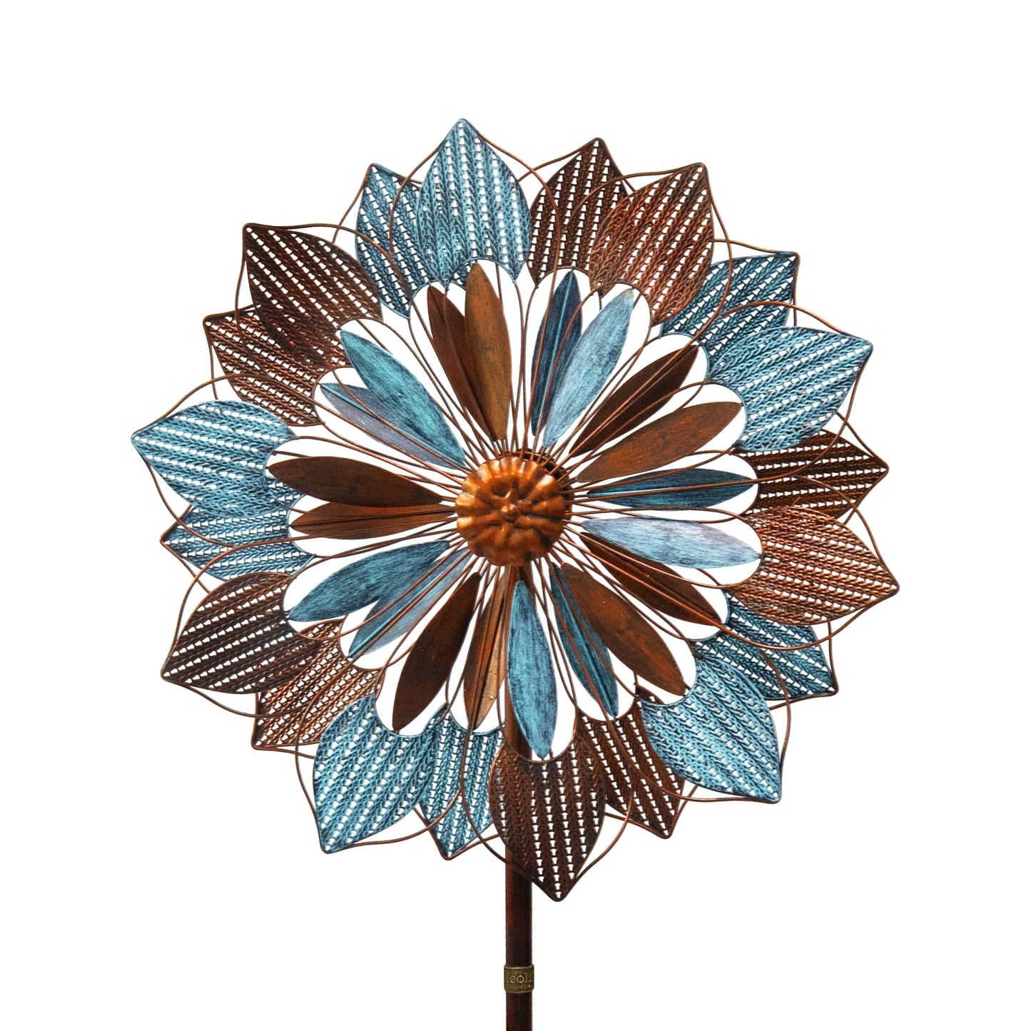 Wind Spinners Outdoor, 84" Large Metal Kinetic Wind 2 Pcs Flag