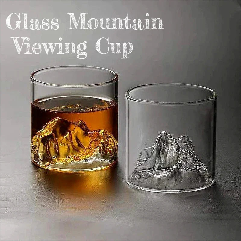 Glass Mountain Viewing Cup Mount Fuji Whiskey Cup