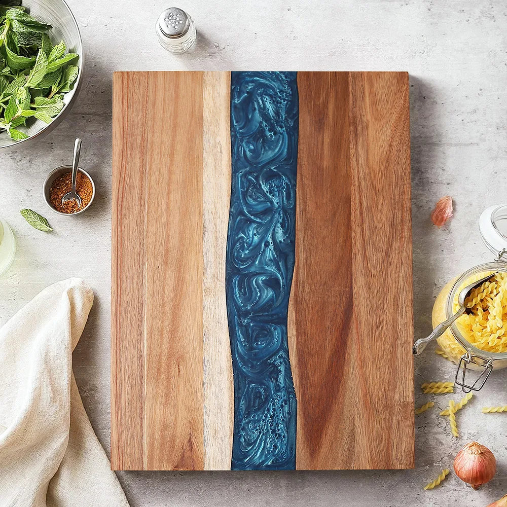 Acacia Wood Resin double-sided Cutting Board