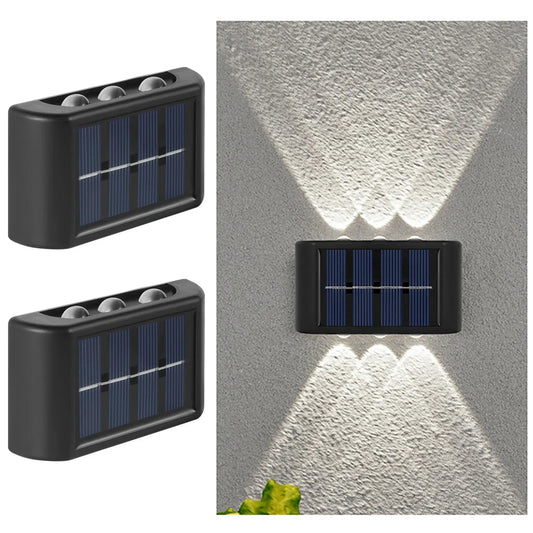 Solar LED Light, Outdoor Waterproof Wall Lamp