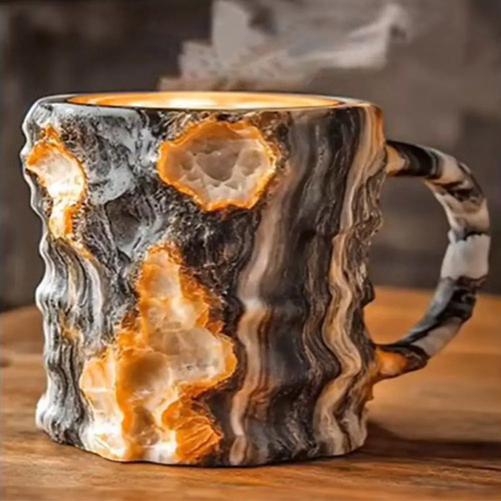 400ml  Mineral Colored Crystal Mug Coffee Cup