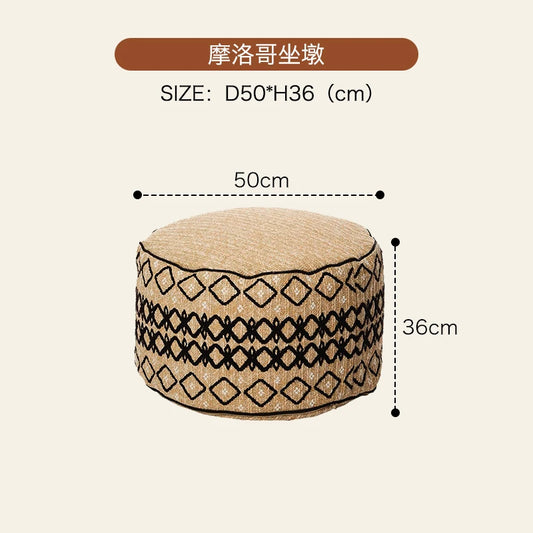 Bohemian Moroccan Pouf Ottoman