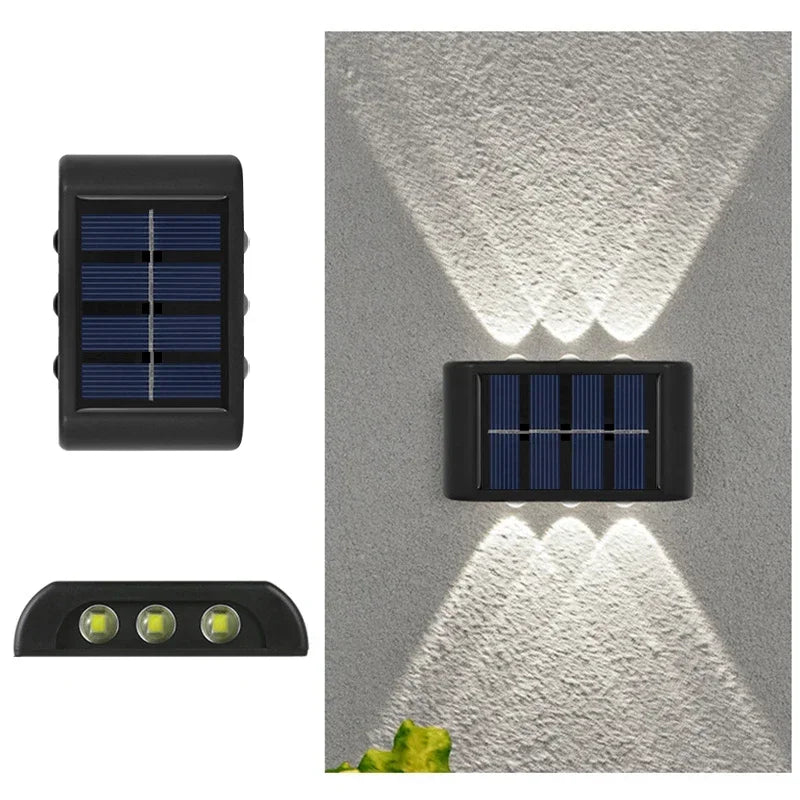 Solar LED Light, Outdoor Waterproof Wall Lamp