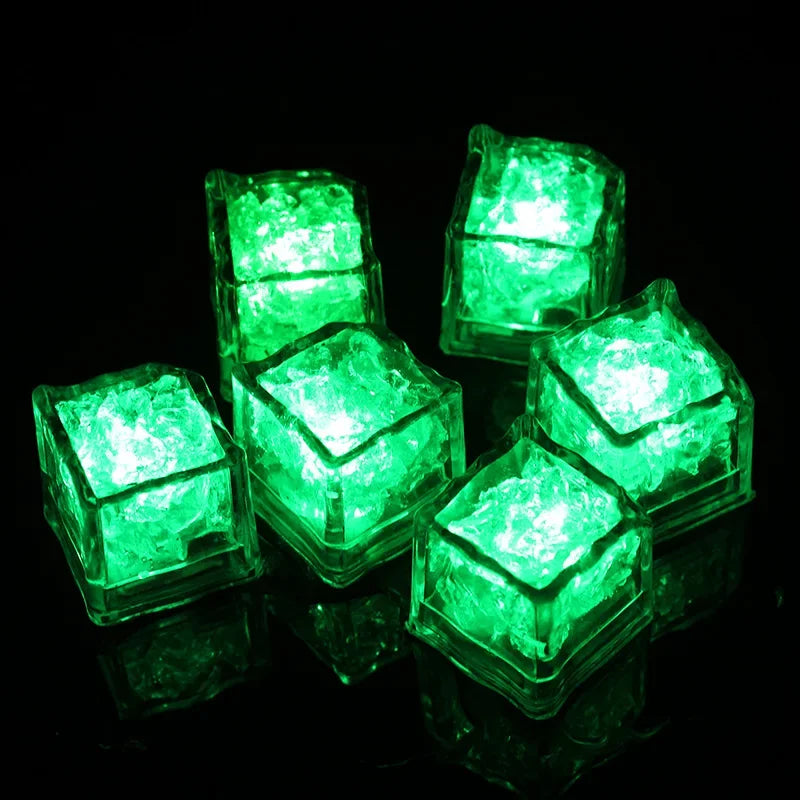 Waterproof Led Ice Cube Multi Color Flashing Glow in The Dark Light