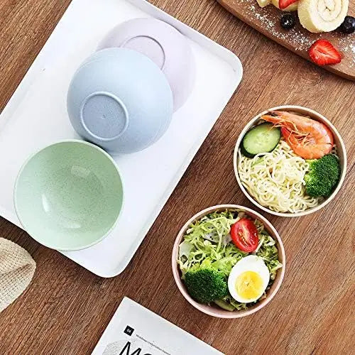 Eco-friendly Wheat Straw Bowls, 4.7 inches mini Snacks Bowl Sets