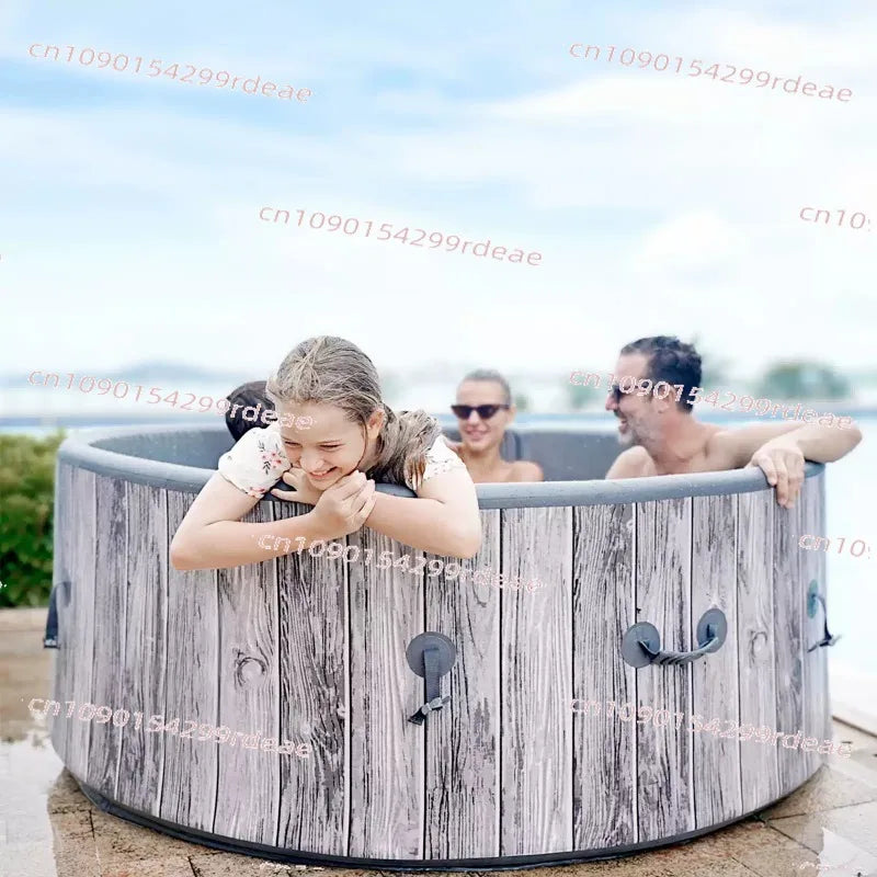 Inflatable Jacuzzi Heated Spa Pool Bubble