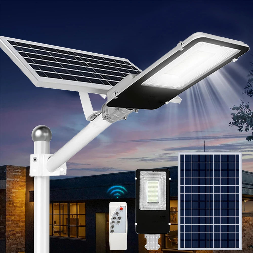 8000mah High Power Solar Street Lights Outdoor
