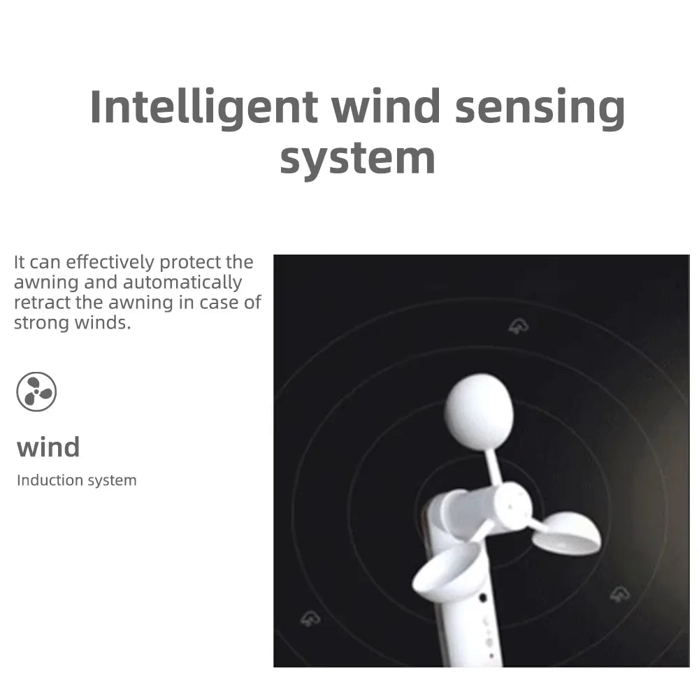 Electric Awning Aluminum Frame Retractable Canopy Roof