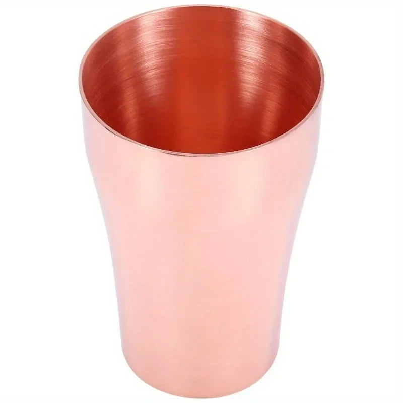 1PCS 400ML Handmade Pure Copper Retro Tea Water Cup Beer Cup Coffee Cup Travel