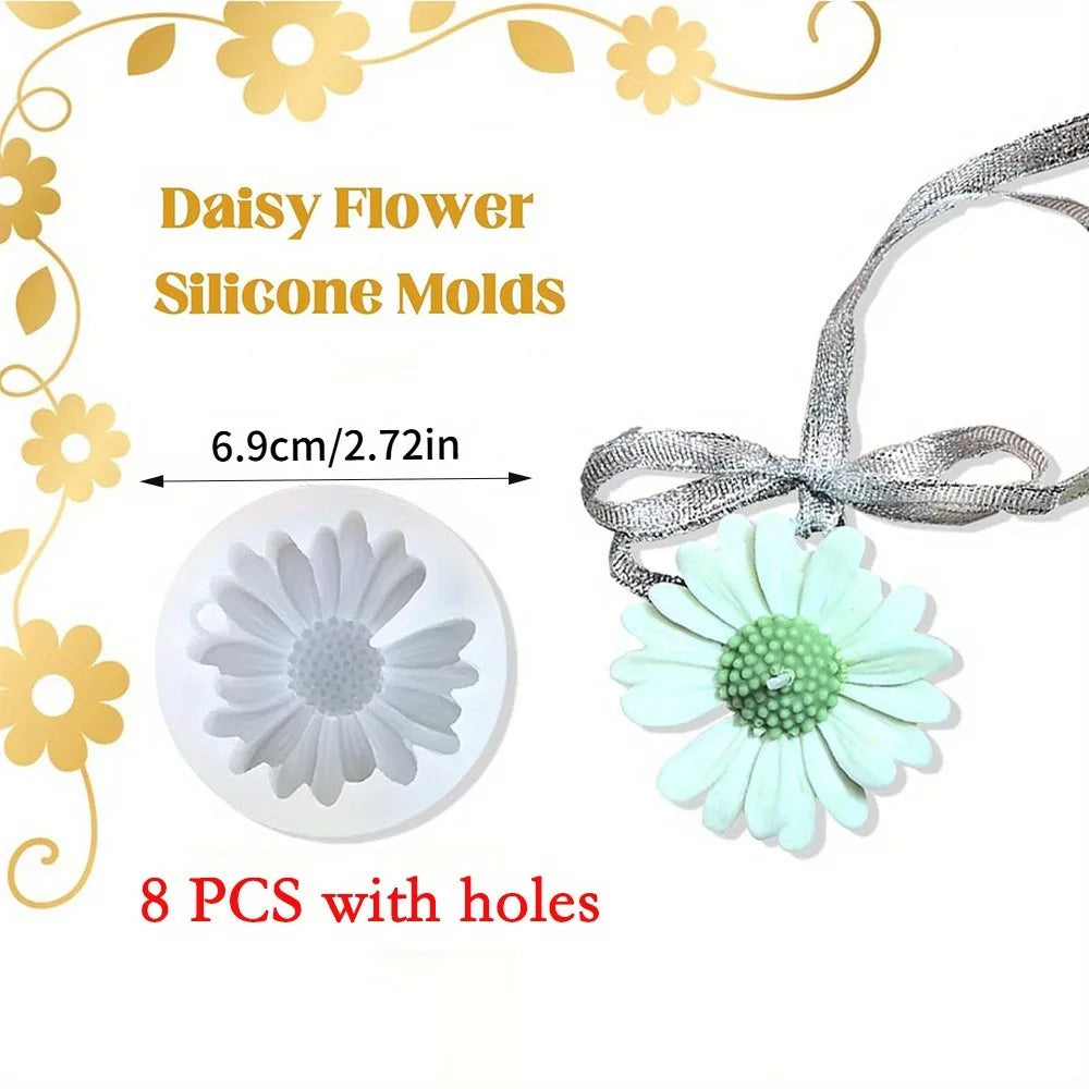 1 Piece 3D Elegant Rose Silicone Mold - Reusable Flexible Mold for Candles, Resin Art, Handmade Soap and Clay Making