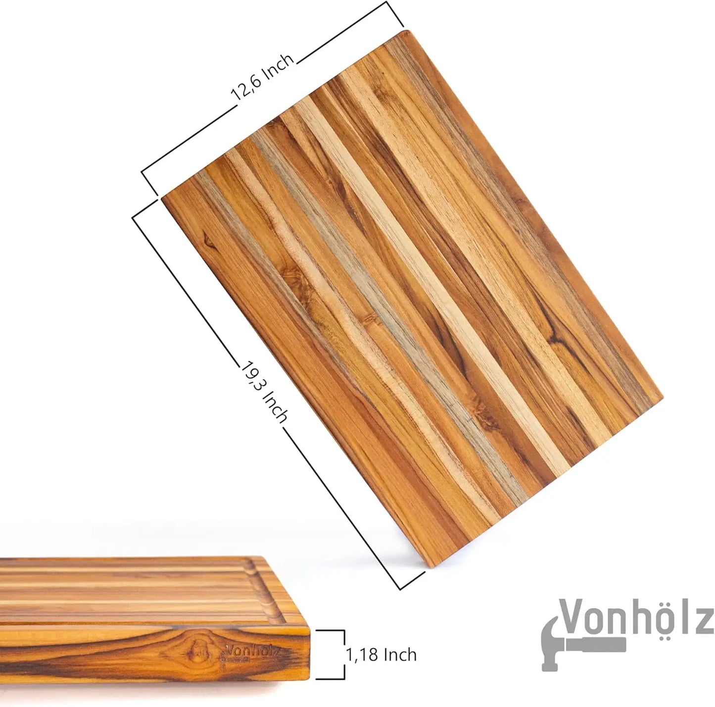 Butcher Block Table Top, End Grain Wood Cutting Board