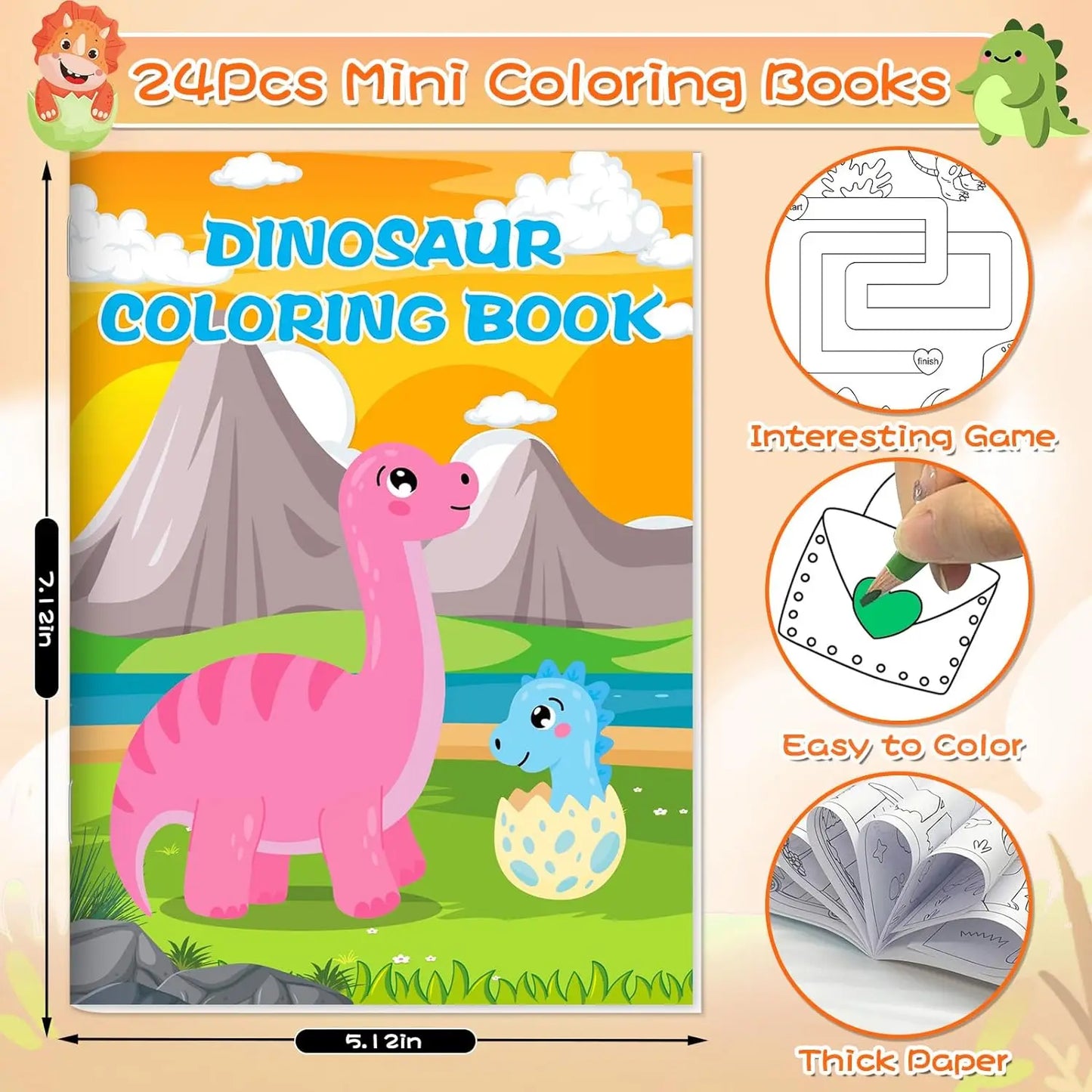 24 Pack Coloring Books for Kids Ages 4-8