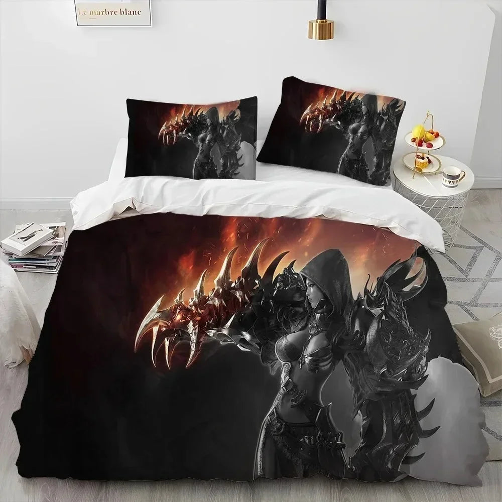Cartoon Comforter Bedding Set,Duvet Cover Bed Set