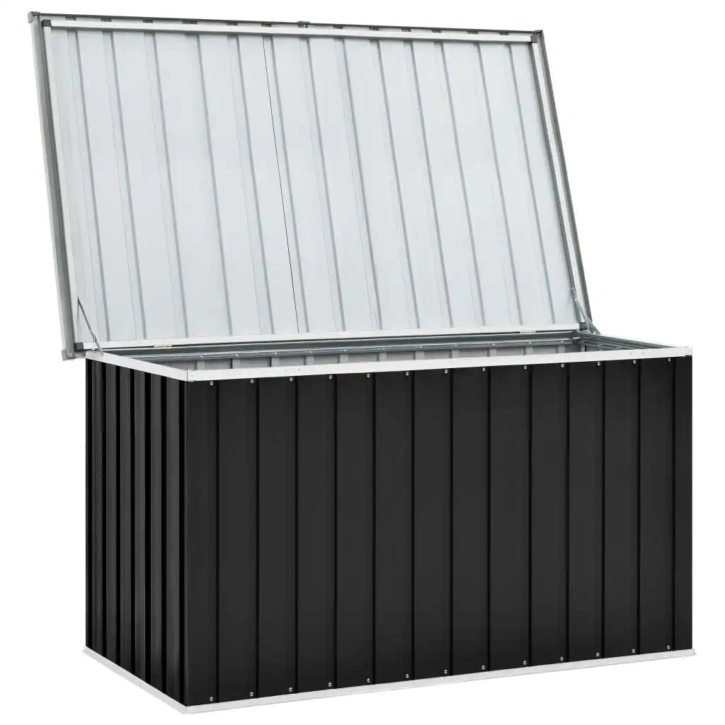 Garden storage box Anthracite 129x67x65 cm