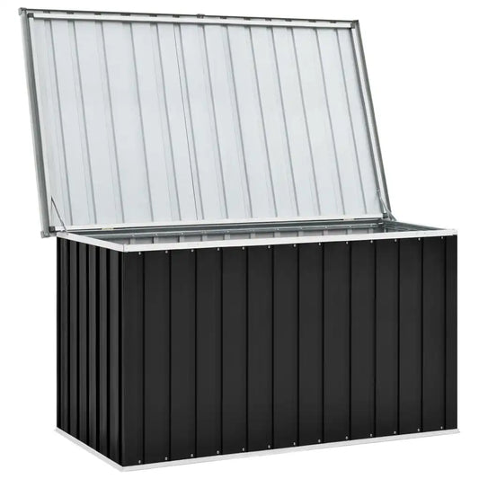 Garden storage box Anthracite 129x67x65 cm