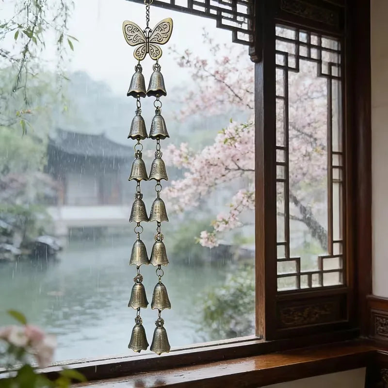 Butterfly Wind Chime Metal, Retro Iron Chime