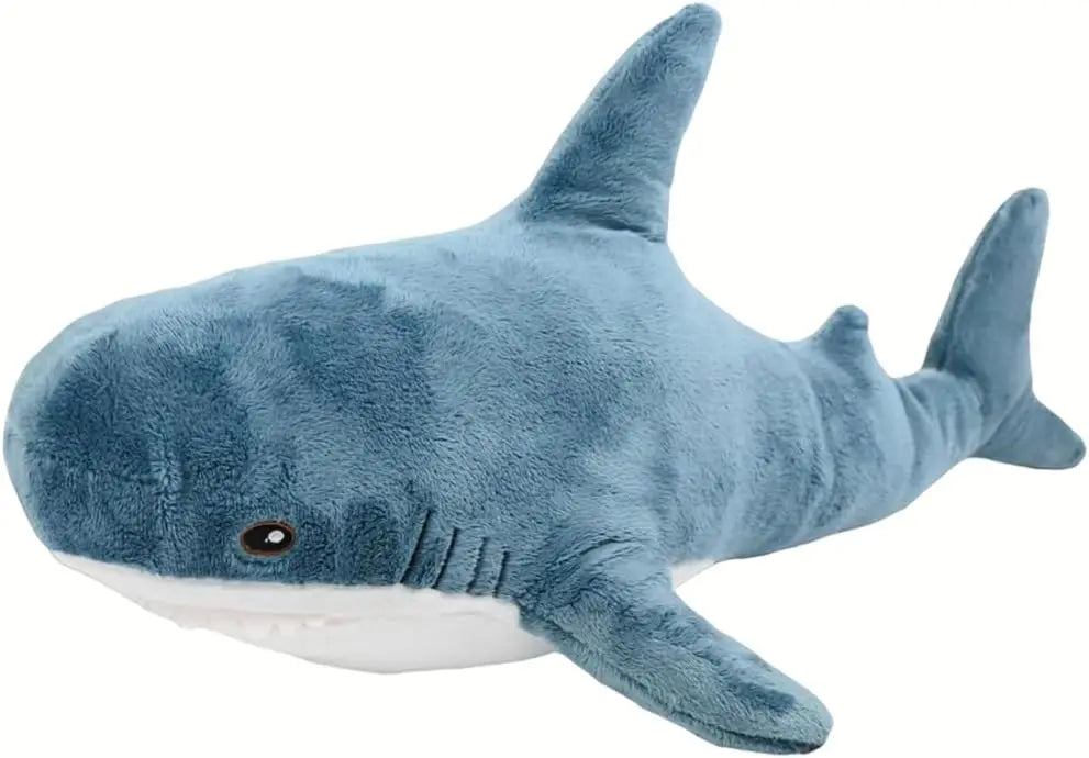 39.3-Inch Giant Shark Plush Toy Soft Pillow Cushio