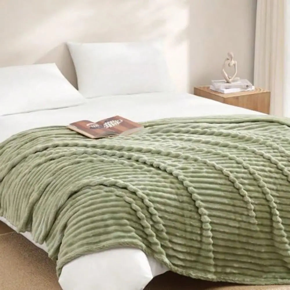 Throw Blanket For Couch Bed Sofa 280GSM Super Soft Lightweight