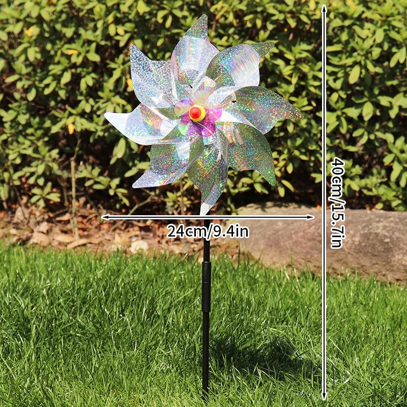 Windmill Rotating Bird Repeller Garden Birds Spinner