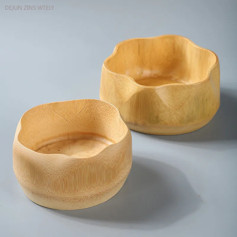 Handcrafted Natural Bamboo Bowl Chinese Teabowl
