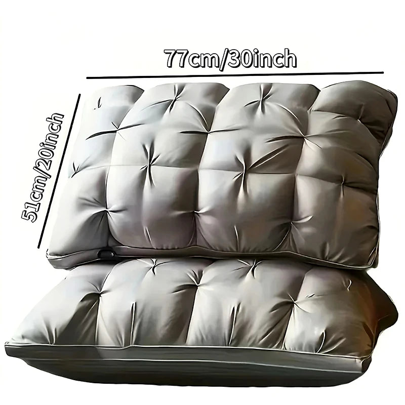 Luxurious Quality Pillow. Non-Collapse High Pillow Core