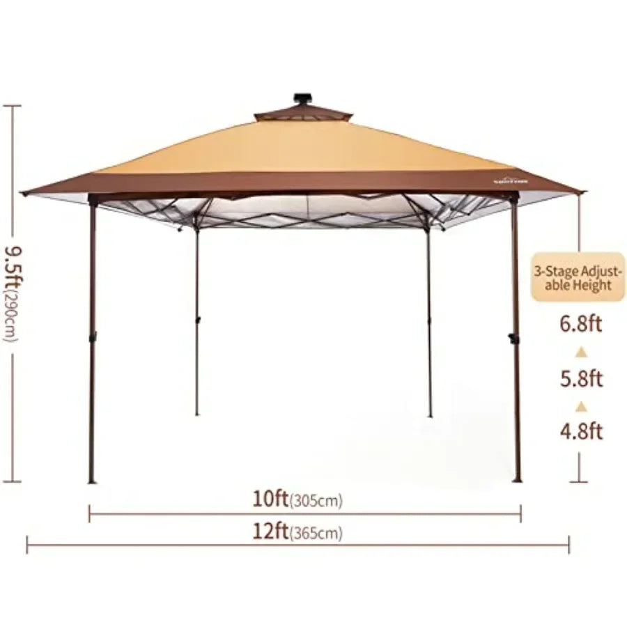 Suntime Pop Up Gazebo Polyester  Tent