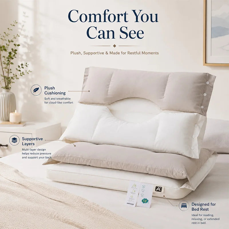 2pcs Pillows 3-in-1 Detachable Pillows, Multifunctional