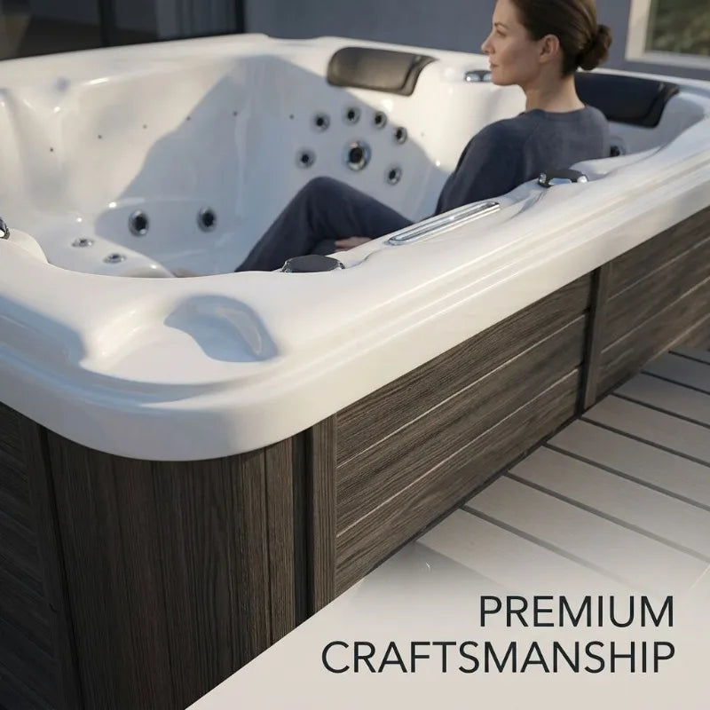 5 Adults Spa Whirlpool Jacuzzi Massage Hydrotherapy 140 Jets