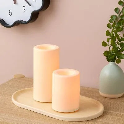 Birthday Candle Led Pillar Wax Flame