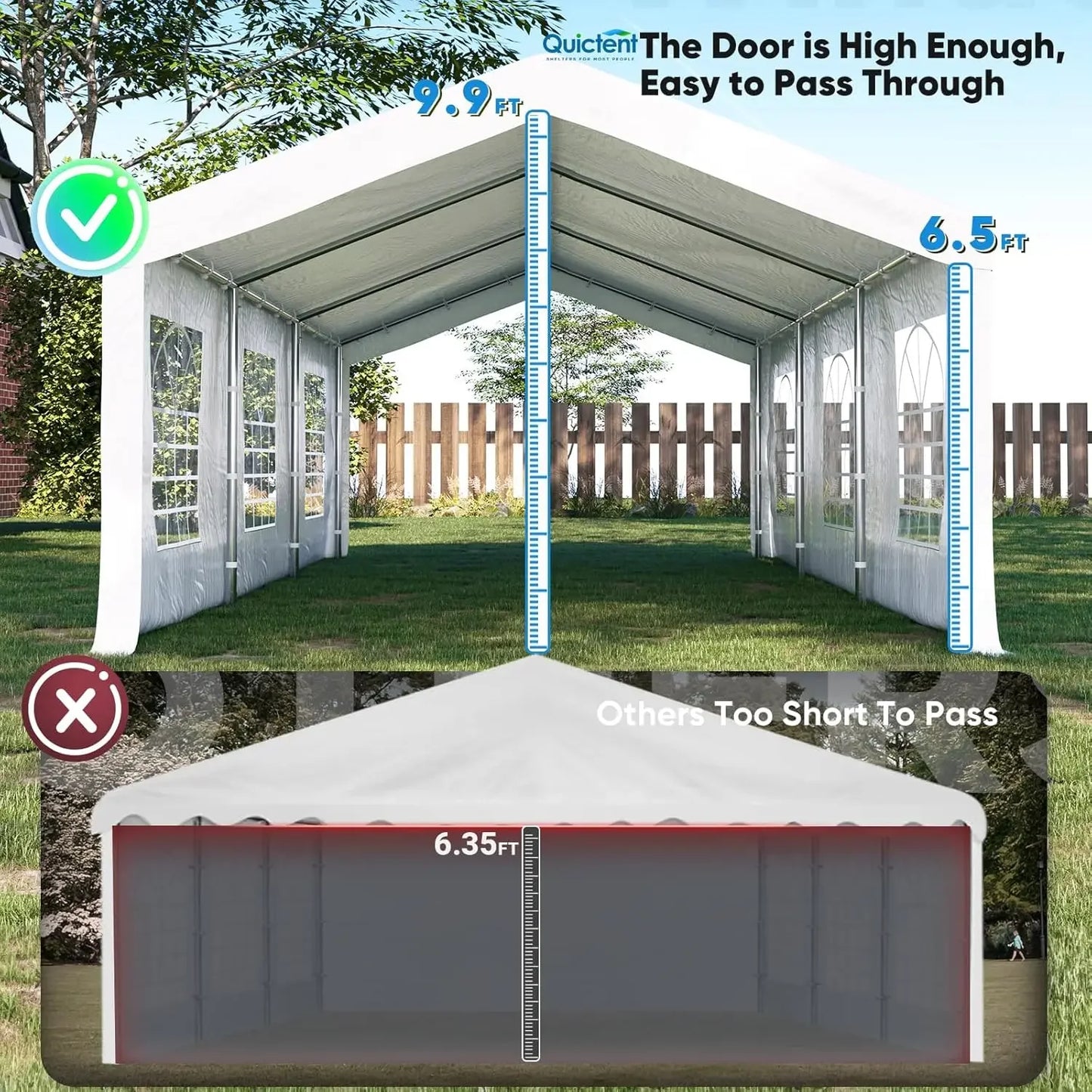 Heavy Duty 13x20 Party Tent  White Gazebo