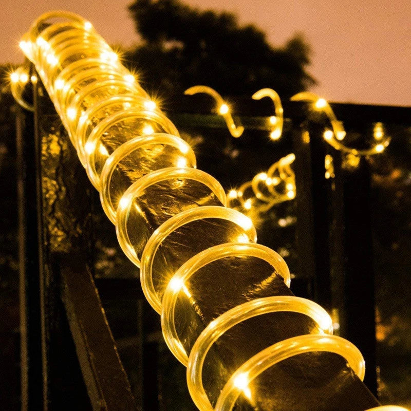Solar Rope Lights Solar LED Light  Deck Outdoor Solar String