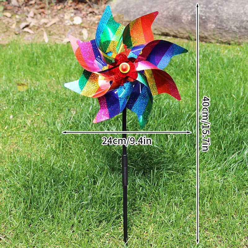 Windmill Rotating Bird Repeller Garden Birds Spinner