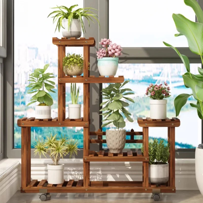 Aesthetics Trendy Flower Shelf Minimalist Plant shelves