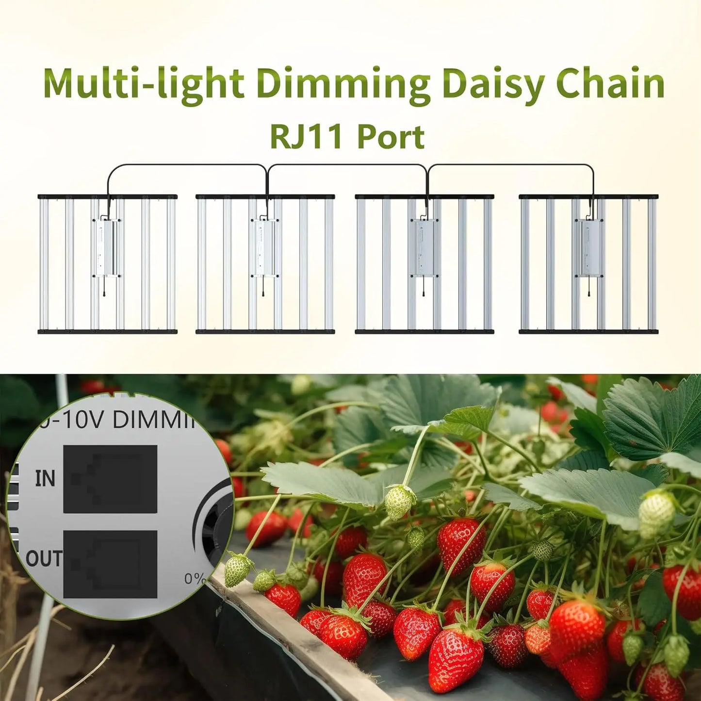 LED Grow Lights for Indoor Hanging Growing Lamps