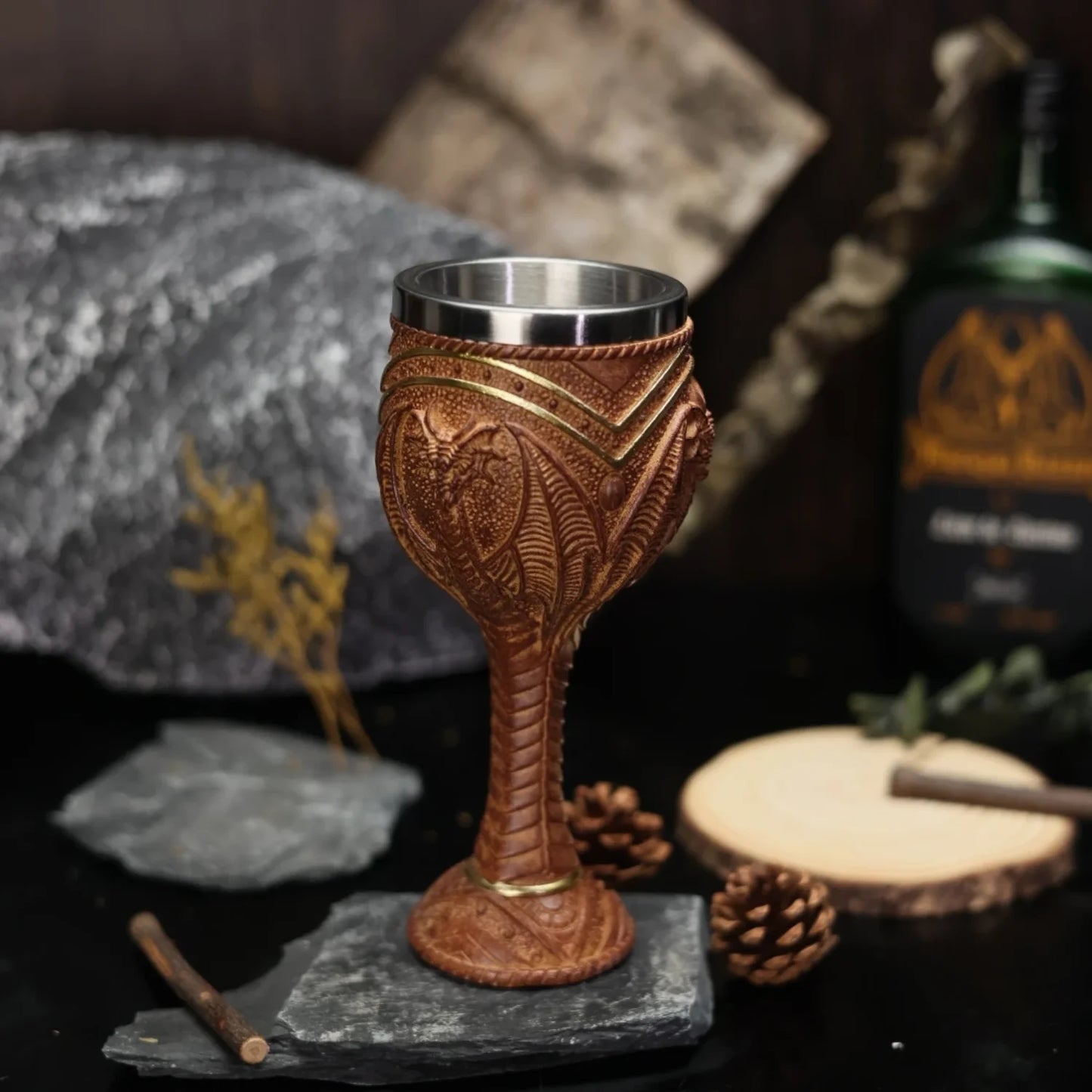 Dragon Goblet Coffee Mug - Wine glass