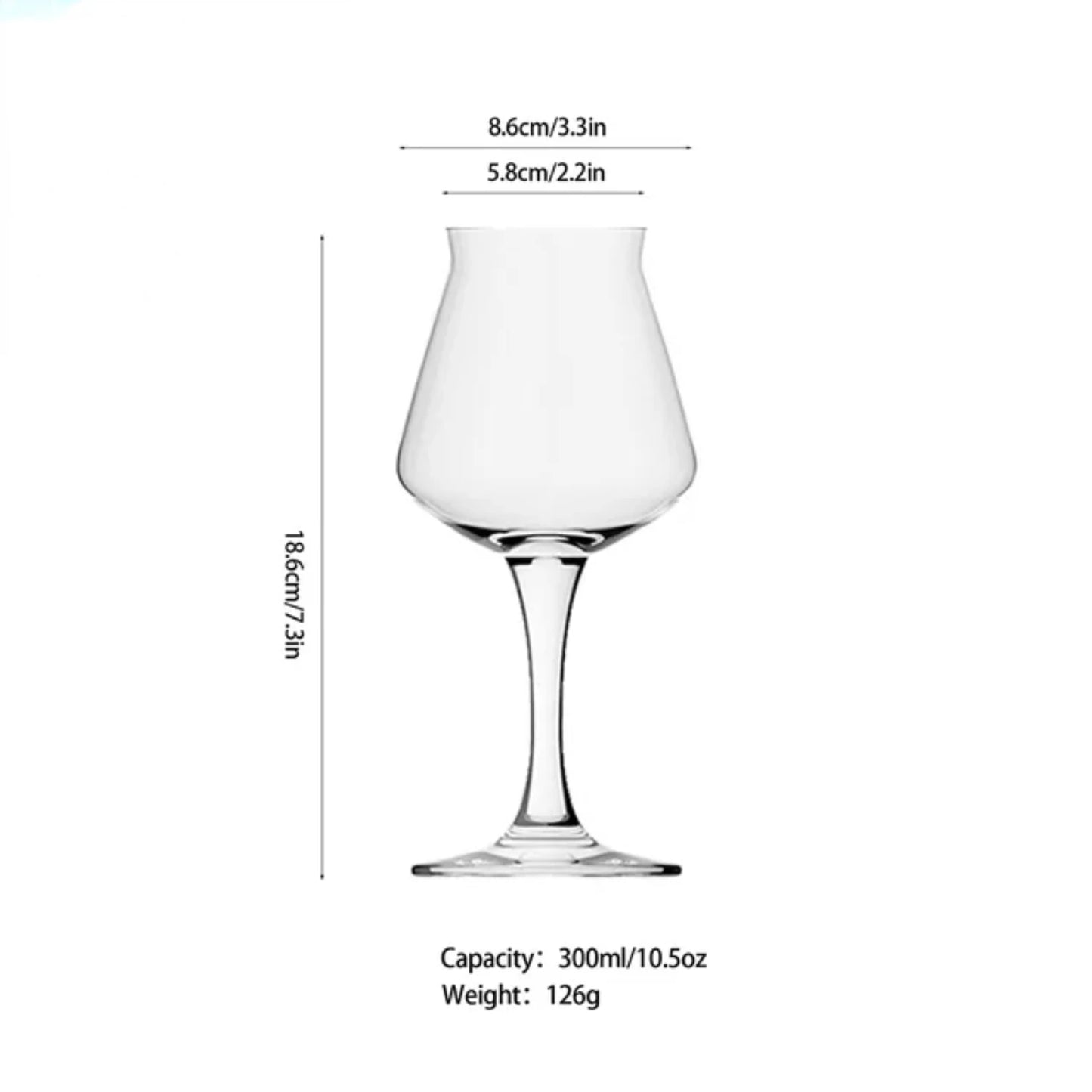 German original imported Reverse Mouth Craft Beer Mug