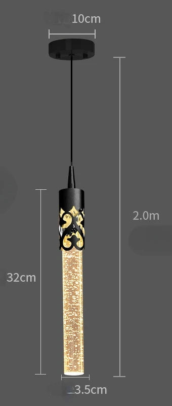 Modern Creative Lighting Crystal Led Pendant Lamp Chandelier