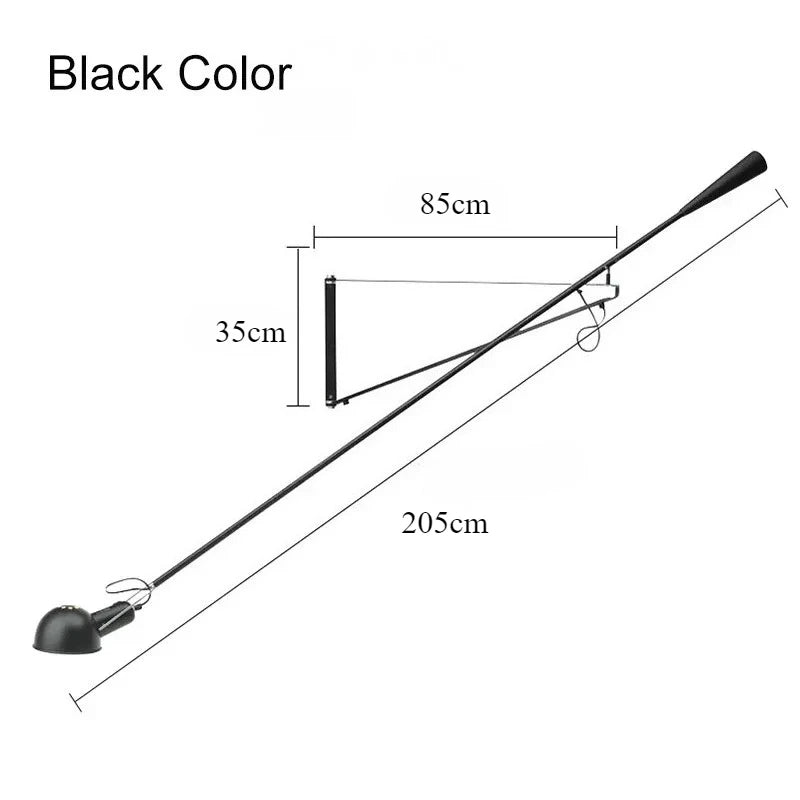 Wall Lamp LED Long Adjustable Rocker Arm