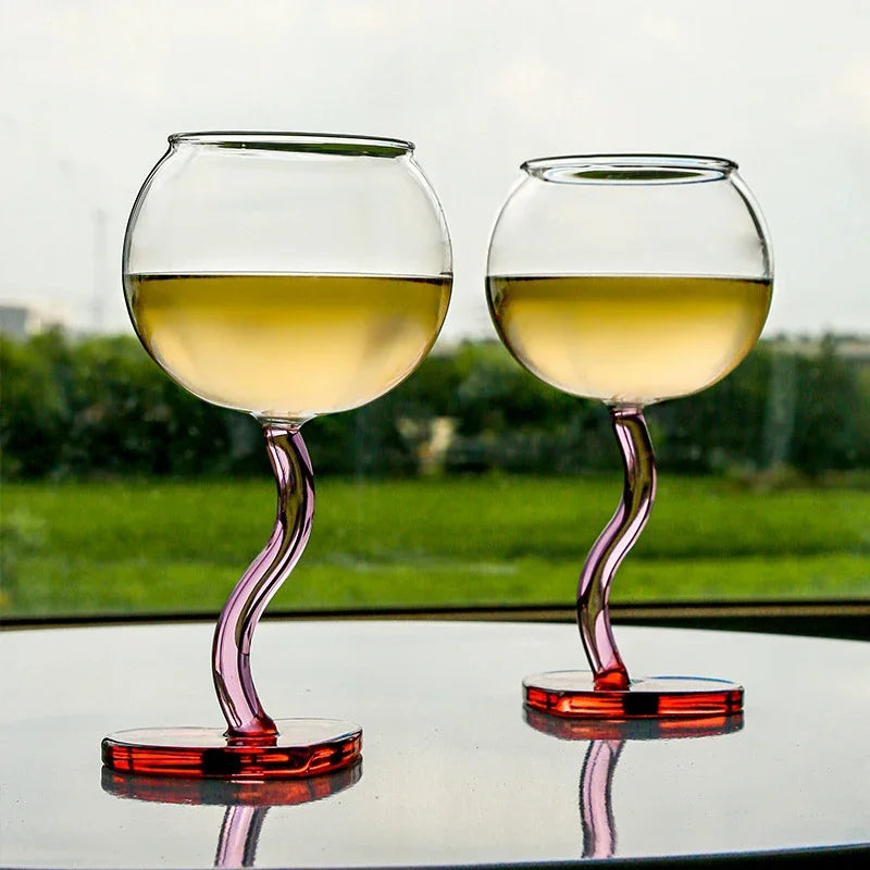 Heart Shape Glass Champagne Wine Cup Heat-resistance