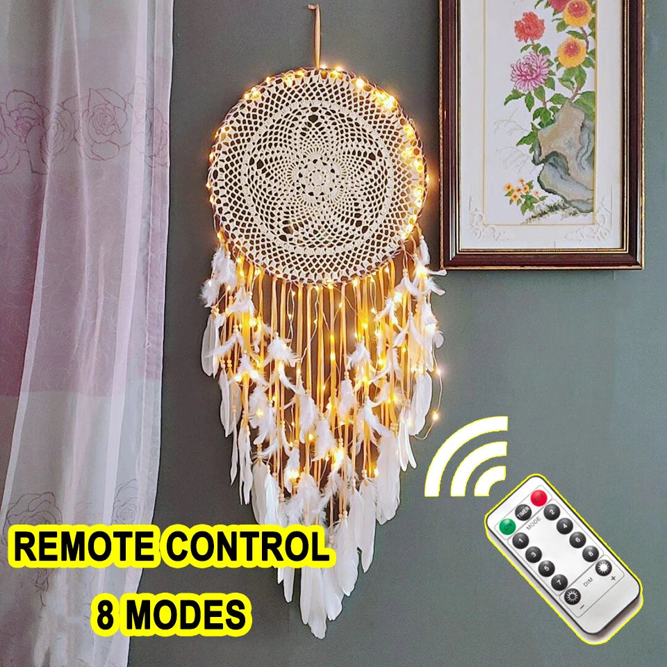 big dream catcher hanging/light decoration