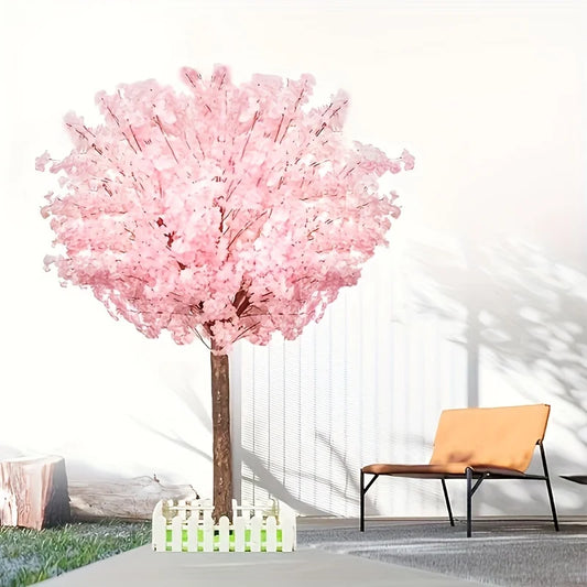 Artificial Cherry Trees Indoor Decor: Pink Tree Outdoor