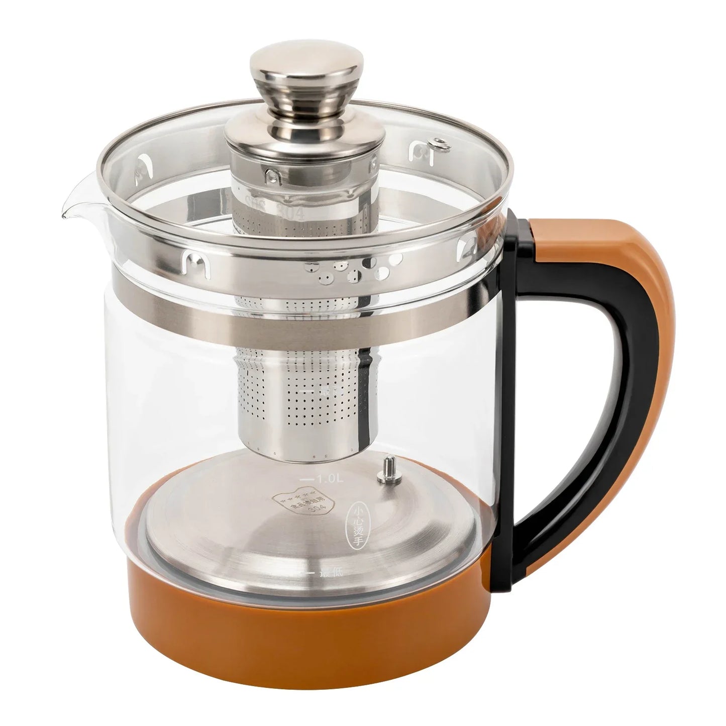 800W 1.8L Multifunctional Electric Glass Kettle