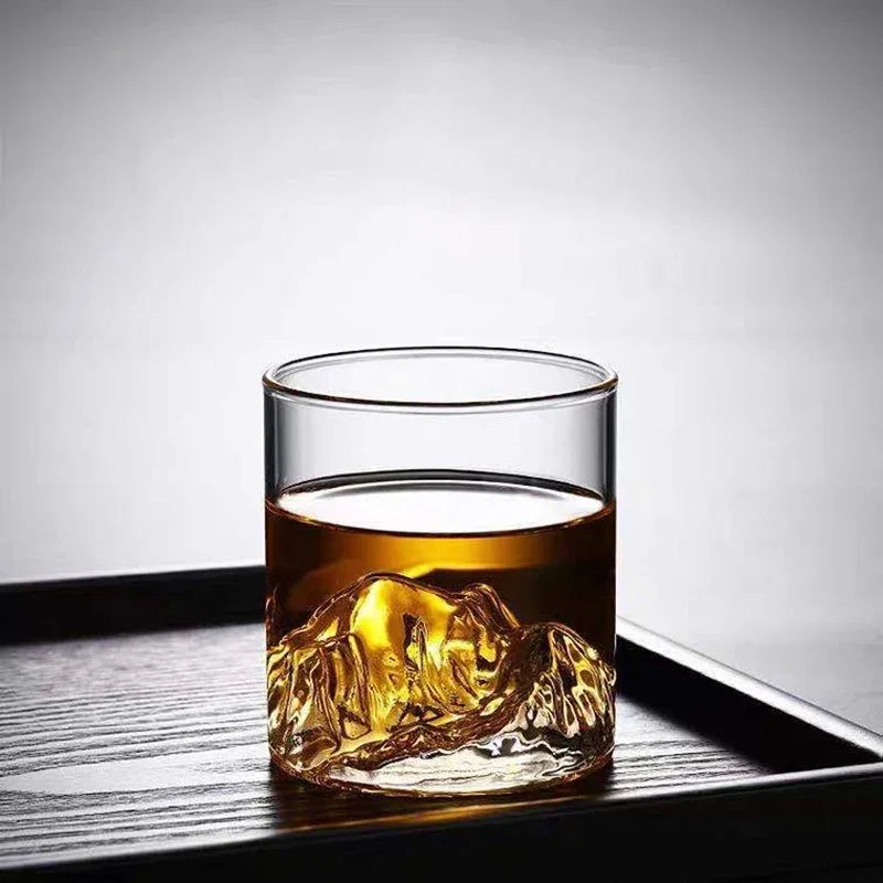 Glass Mountain Viewing Cup Mount Fuji Whiskey Cup