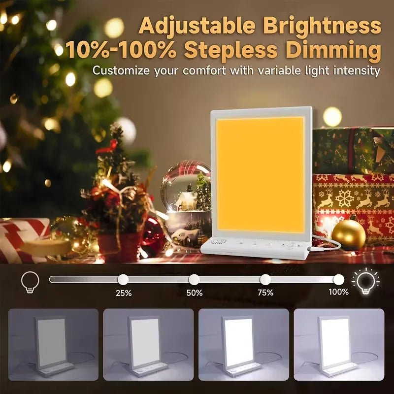 SAD Lamp with White Noise,Natural Light -UV Free