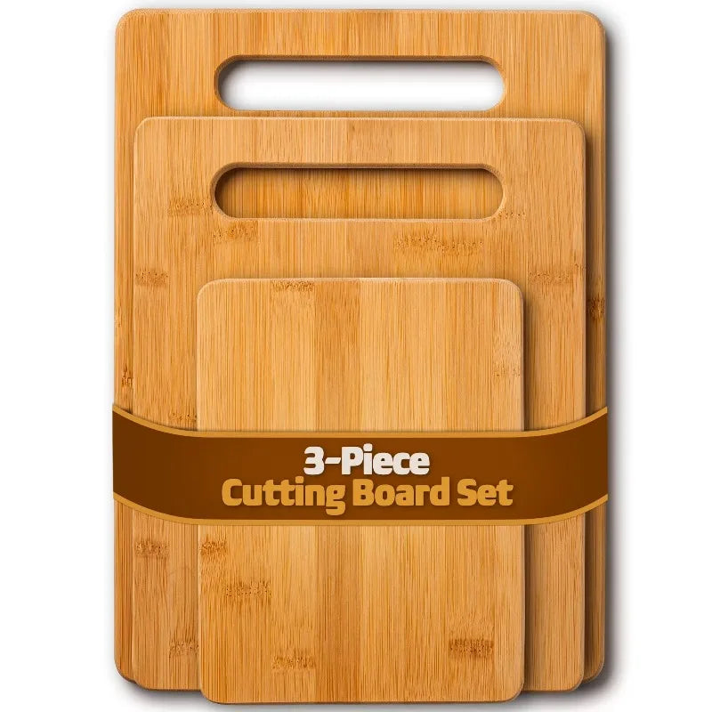 Bamboo Cutting Boards for Kitchen [Set of 3]